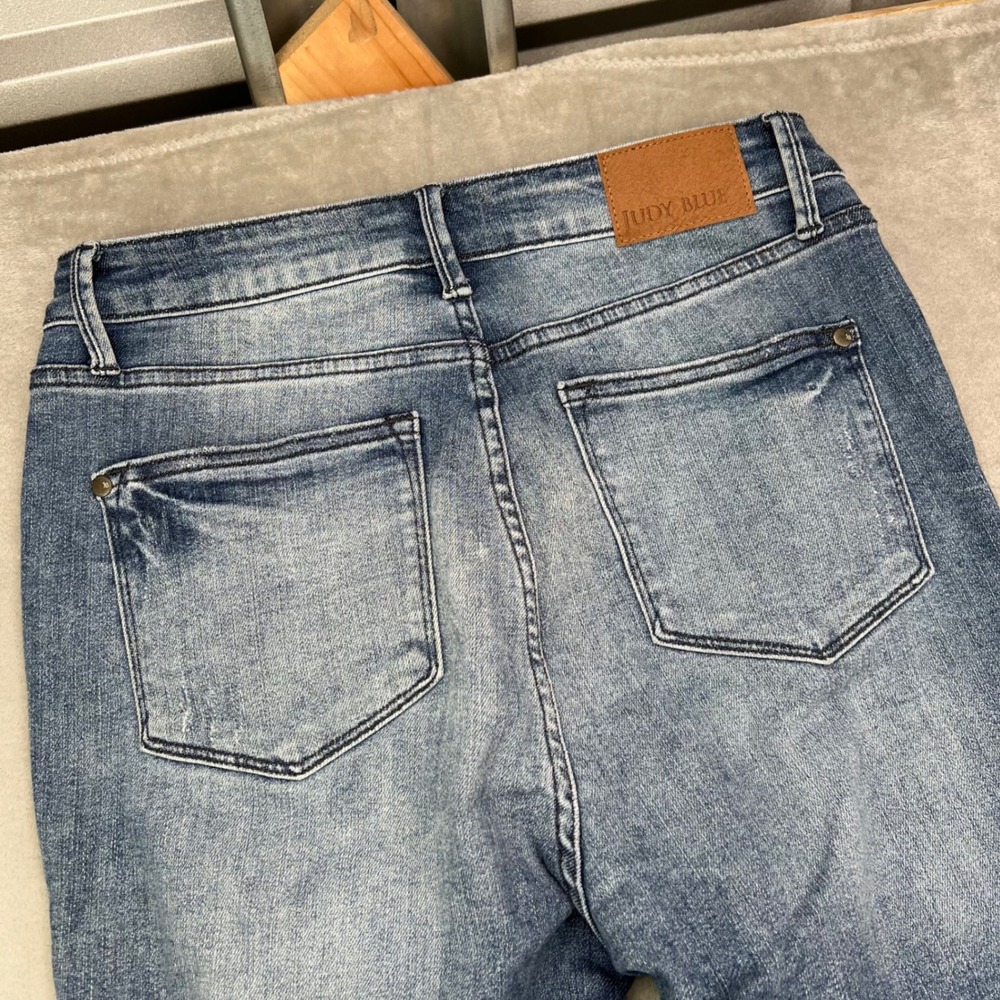 Judy Blue Skinny Fit Jeans Womens 9/29 Blue Medium Wash Stretch Denim - Picture 14 of 14